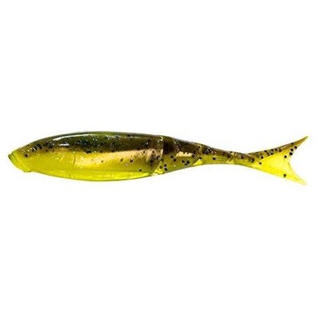Z-Man Elaztech Razor Shadz Segmented Swimbait, 4 12 Hot Snakes 4PK RSHAD45-349PK4